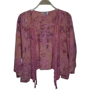 Wild Thing Wild Woman Cropped Drape Front Kimono